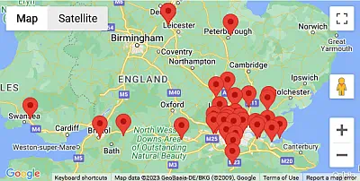 Map - Multiple sites Multisite map